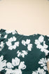 Floral Print Ruffle Sleeve Empire Waist Mini Dress